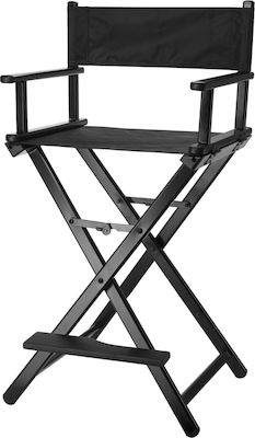 Eurostil Black Aluminum Makeup Chair