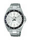 Casio Edifice Watch Battery with Silver Metal Bracelet