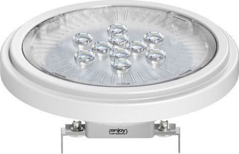 Elvhx LED Bulb 11W 111mm for Socket G53 and Shape AR111 Warm White 850lm