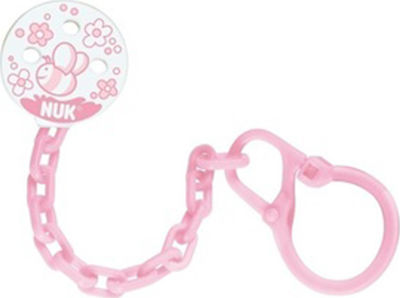 Nuk Lanț Accesorii pentru suzete Baby Rose din plastic