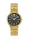 Versace V-Circle Uhr mit Gold Metallarmband