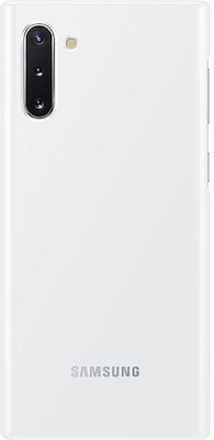 Samsung LED Cover Umschlag Rückseite Kunststoff Weiß (Galaxy Note 10) EF-KN970CWEGWW