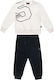 Alouette Kids Sweatpants Set Ecru 2pcs Five Star