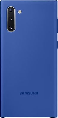 Samsung Silicone Cover Umschlag Rückseite Silikon Blau (Galaxy Note 10) EF-PN970TLEGWW