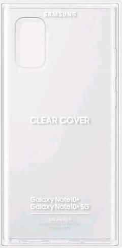 Samsung Clear Cover Задна корица Силикон Устойчив на удар Прозрачен (Галакси Ноут 10+)