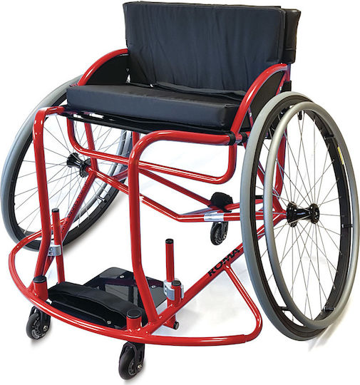 Roma Medical Multi Sport Scaun Cu Rotile 36cm MSC/14 Roșu