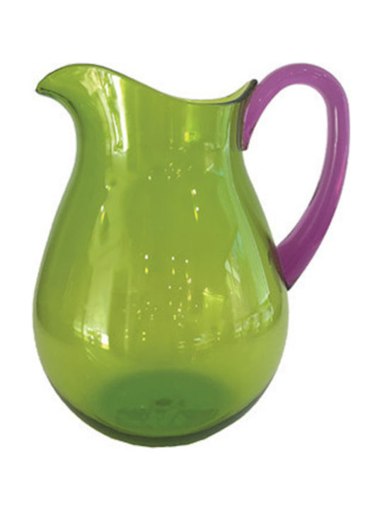 Caspari Carafă Acrilică Cană de Servire Plastic Verde 1900ml 1buc