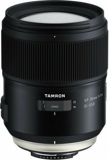 Tamron Full Frame Camera Lens SP 35mm f/1.4 Di USD Wide Angle for Canon EF Mount Black