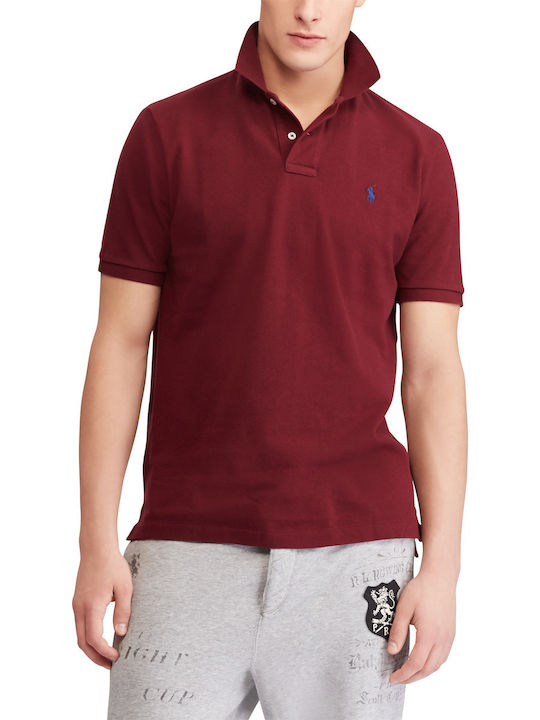 Ralph Lauren Polo Short Sleeve Blouse Burgundy