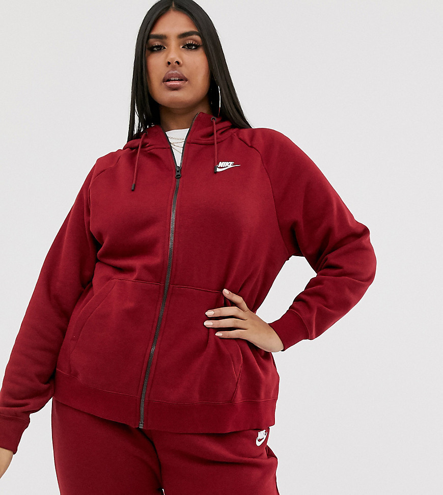 nike light bordeaux hoodie