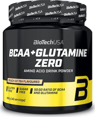 Biotech USA BCAA & Glutamine Zero 480gr Pfirsich-Eistee