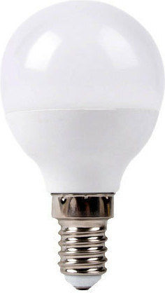 Redled Λάμπα LED 5W 80mm για Ντουί E14 και Σχήμα G45 Ψυχρό Λευκό 400lm