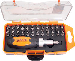 Gadget Tools Set Impact Screwdrivers with 38 Interchangeable Tips