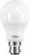 Elvhx Λάμπα LED 9.5W 105mm για Ντουί B22 και Σχήμα A60 Φυσικό Λευκό 806lm