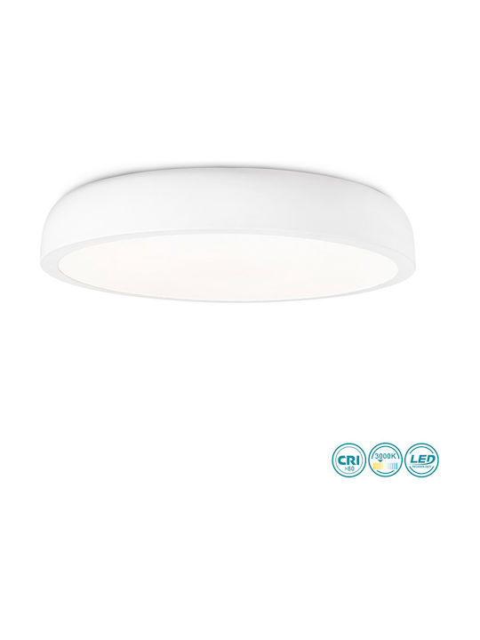 Faro Barcelona Cocotte Modernă Metalică Plafonieră de Tavan cu LED Integrat în culoare Alb