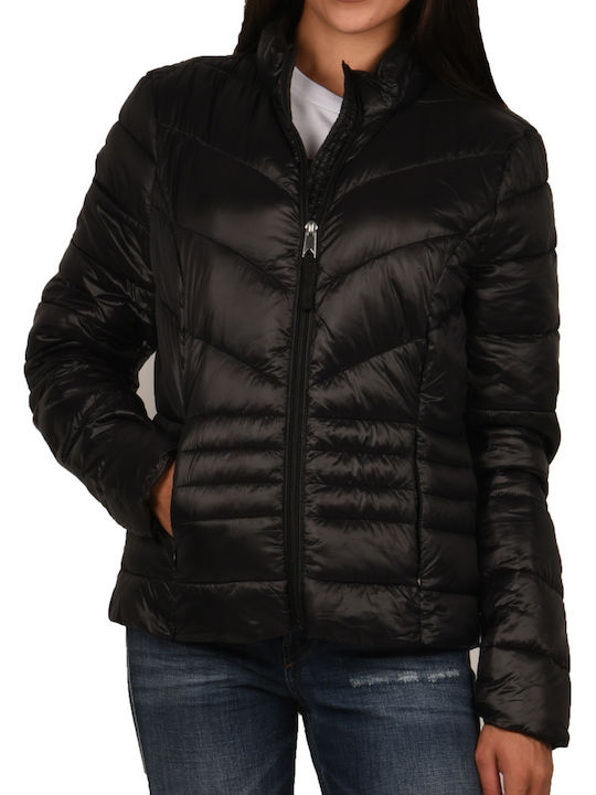 Vero Moda Women's Short Puffer Jacket for Winter Black