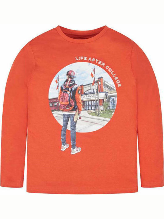 Mayoral Kinder Shirt Langarm Orange