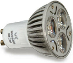 VK Lighting LED Bulb 3W for Socket GU10 Cool White