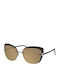 Silhouette Accent Shades Women's Sunglasses with Black Metal Frame 8166 9040
