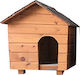 Woodware Dog House Wooden Brown 60x60x75cm 71.0230