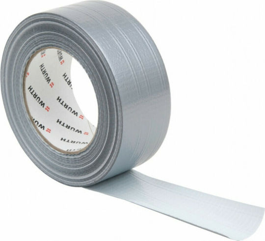 Wurth Αυτοκόλλητη Υφασμάτινη Ταινία Γκρι 50mx48mm