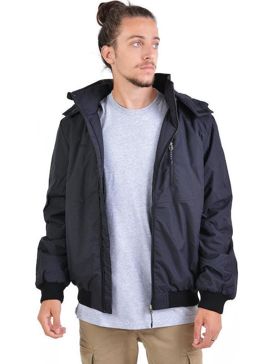 Winter Jacke Bomber Schwarz