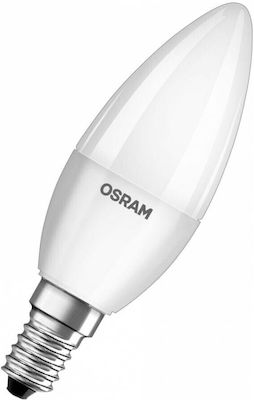 Osram LED Bulbs for Socket E14 and Shape C37 Warm White 470lm 1pcs