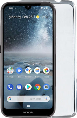 Volte-Tel Slimcolor Air Задна корица Силикон Прозрачен (Nokia 4.2)