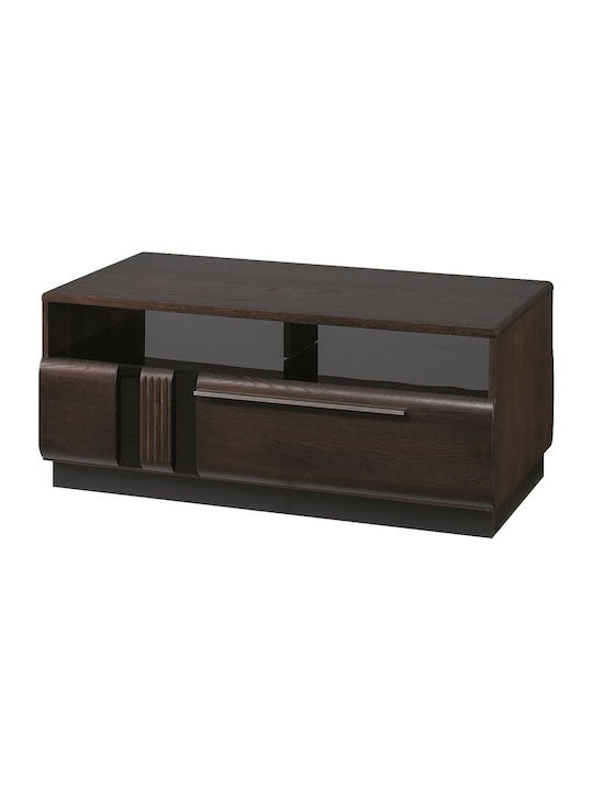 Rectangular Coffee Table Morty Wooden Brown L110xW60xH47cm