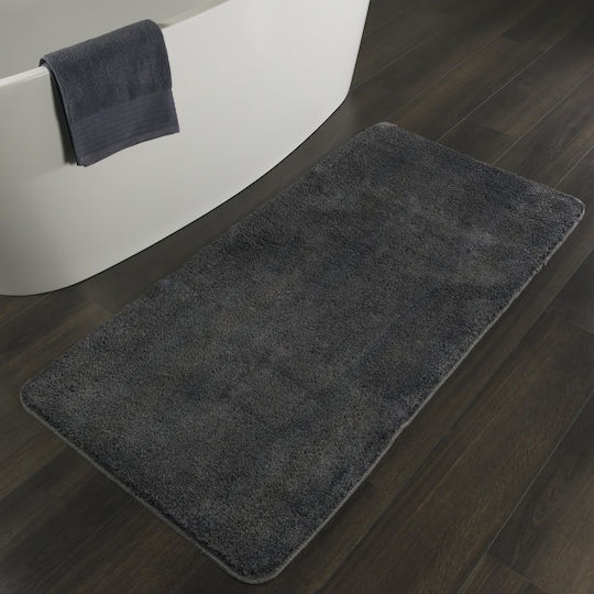 Sealskin Rutschfest Badematte Mikrofaser Rechteckig Angora 293990414 Grey 70x140cm