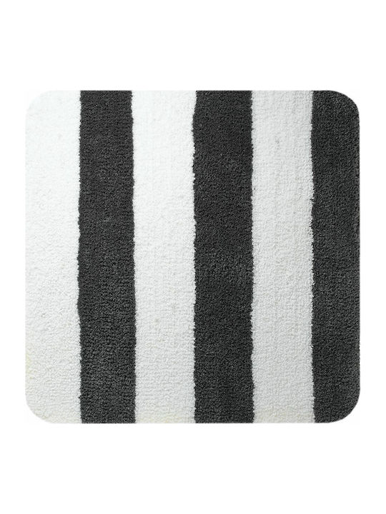 Sealskin Non-Slip Bath Mat Microfiber Square Linje 291656814 Grey 60x60cm