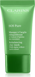 Clarins Mask SOS Pure Gesichtsmaske für das Gesicht für Feuchtigkeitsspendend 15ml