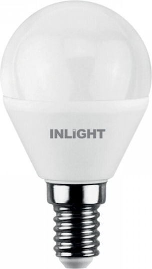 Inlight LED Bulb 5.5W 79mm for Socket E14 and Shape G45 Cool White 420lm