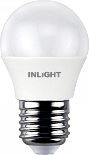 Inlight LED Bulb 5W 79mm for Socket E27 and Shape G45 Natural White 420lm