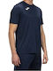 Joma Combi Αθλητικό Ανδρικό T-shirt Navy Μπλε Μονόχρωμο
