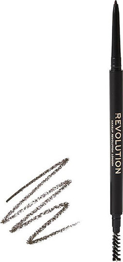 Revolution Beauty Precise Brow Pencil Creion Pentru Sprâncene În Culoare Castanie