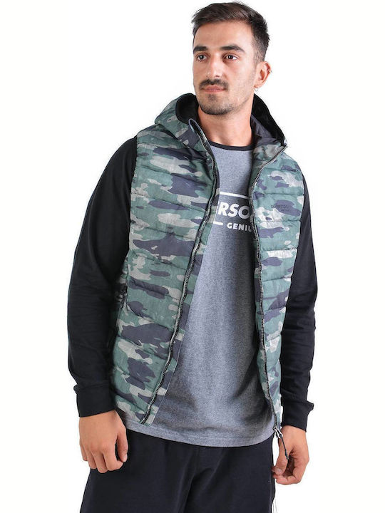 Мъжки Яке Puffer Водоустойчиво Ветроустойчиво Каки