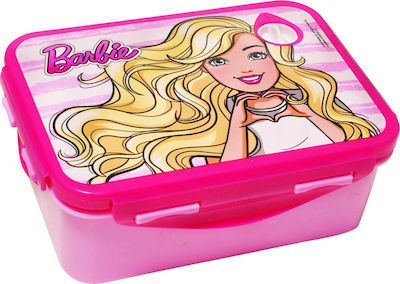 Gim Kids Lunch Plastic Box Pink L12xW7xH17cm