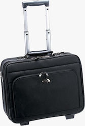 Bartuggi 008-304 Cabin Travel Suitcase Fabric Black with 2 Wheels Height 41cm 008-304-1