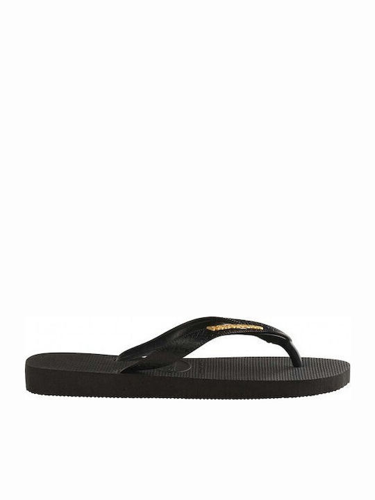 Havaianas Top Logo Metallic Σαγιονάρες σε Μαύρο...