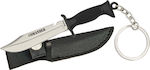 Martinez Albainox Comander Knife Keychain Black with Blade made of Stainless Steel in Sheath