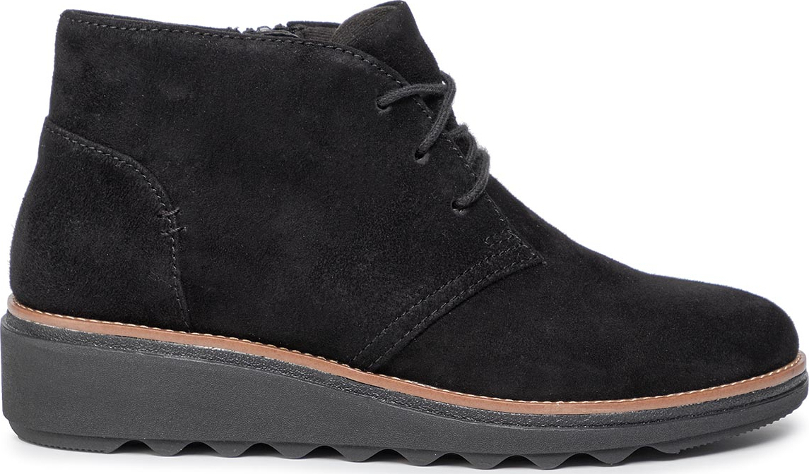 clark sharon hop wedge bootie