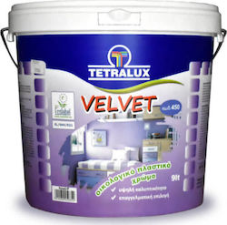 Tetralux Velvet Plastic Ecological Paint for Interior Use White 9lt