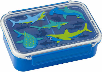 Stephen Joseph Kids Lunch Plastic Box Blue L18xW13xH5cm