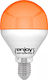 Elvhx Enjoy Simplicity Λάμπα LED 1.8W 72mm για Ντουί E14 και Σχήμα G45 Πορτοκαλί 160lm