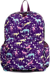 JWorld Oz Elementary School Backpack Purple Safari