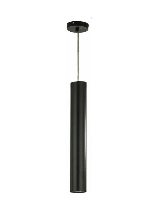 Inlight 4505 Μοντέρνο Κρεμαστό Φωτιστικό Μονόφωτο με Ντουί GU10 σε Μαύρο Χρώμα