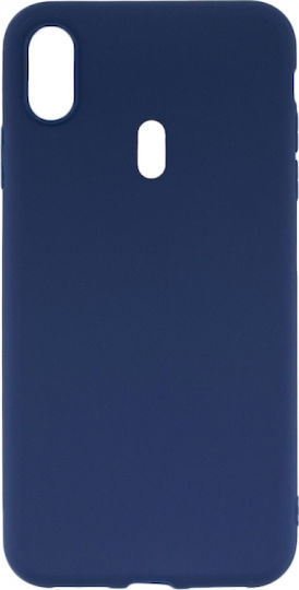 Matt Back Cover Σιλικόνης Navy Μπλε (Galaxy M20)