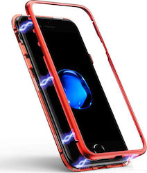 Magnetic Metallic 360 Full Cover Red ()