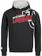 Lonsdale Uppingham Sweatshirt with Hood Black